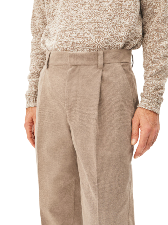 ARMEDANGELS Strukturierte Bundfaltenhose TAAMIR bei Robert Ley