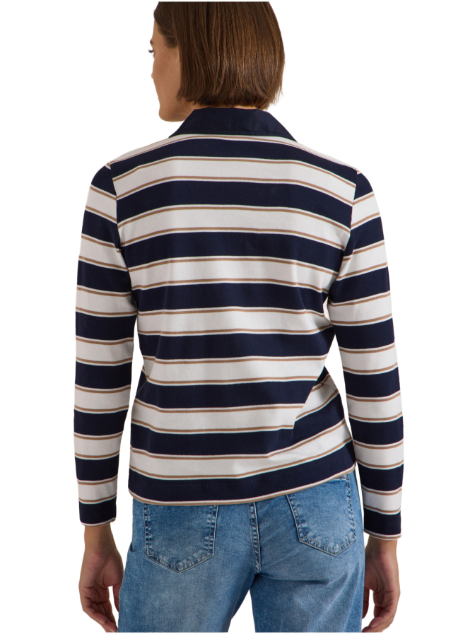 Cecil Langarm Poloshirt mit Knöpfen bei Robert Ley