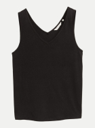 Tom Tailor Casual Top mit doppelten V-Ausschnitt 14482-deep black bei Robert Ley