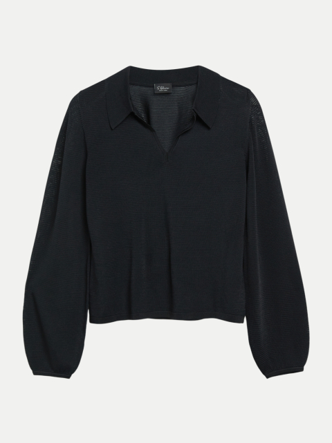 s.Oliver BLACK LABEL Strickpullover mit Umlegekragen bei Robert Ley