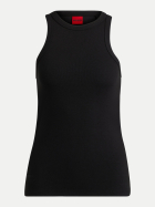 HUGO Top The Plain Tank 001-Black bei Robert Ley