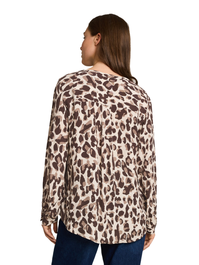 Tom Tailor Casual Blusenshirt mit Allover-Print bei Robert Ley