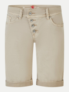 Buena Vista Shorts Malibu mit asymmetrischen Verschluss 6349-sand bei Robert Ley