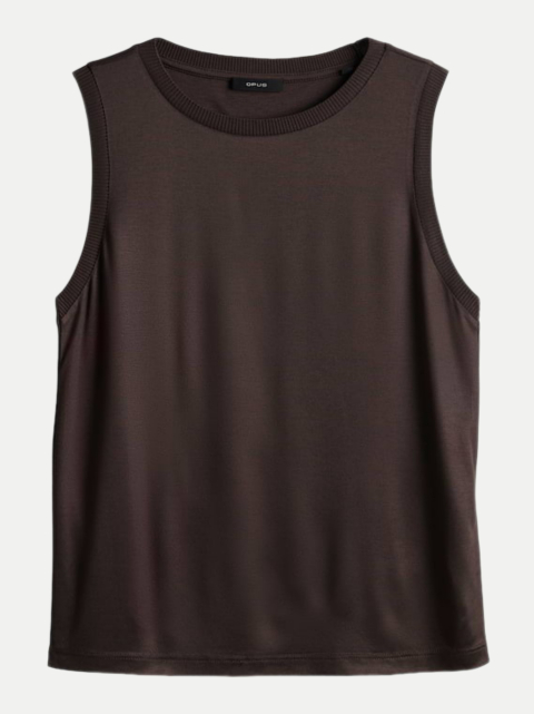 Opus Jerseytop mit Rippbündchen Inise bei Robert Ley
