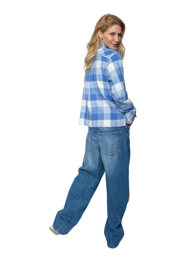 Emily Van Den Bergh Damenbluse mit breitem Saum bei Robert Ley