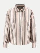 Fynch-Hatton Bluse mit Streifenmuster 732-DUSTY GREEN bei Robert Ley