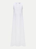 Peserico Leinenkleid in Midi-Länge 100 light white bei Robert Ley