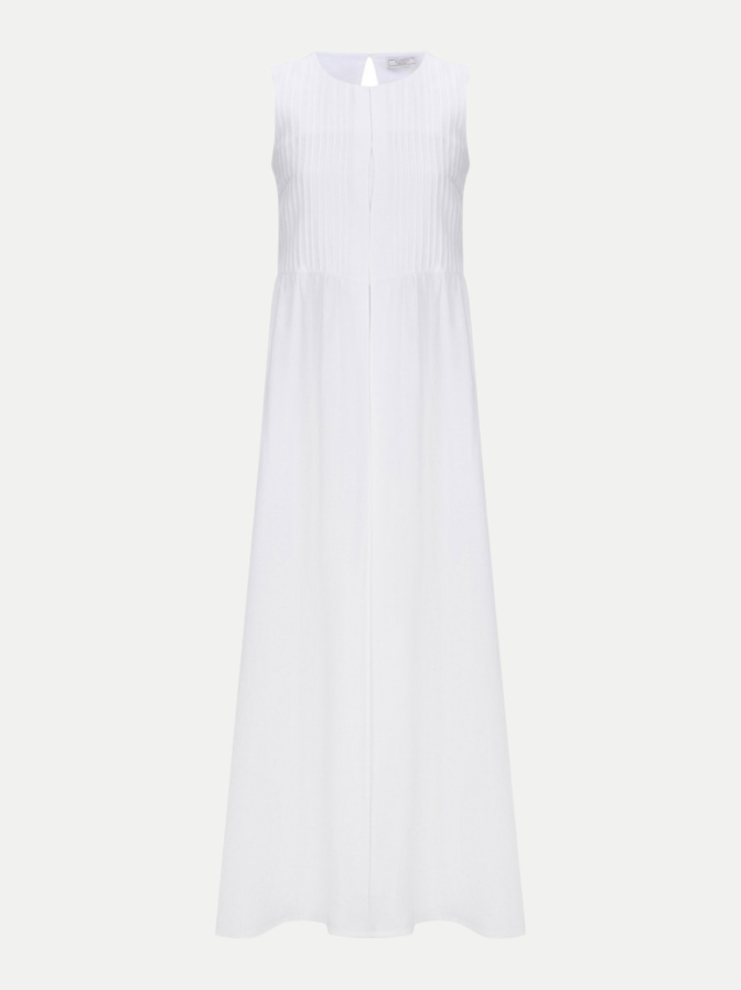 Peserico Leinenkleid in Midi-Länge bei Robert Ley