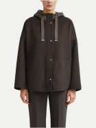 Comma Übergangsjacke aus Woll-Mix 8940-BROWN bei Robert Ley