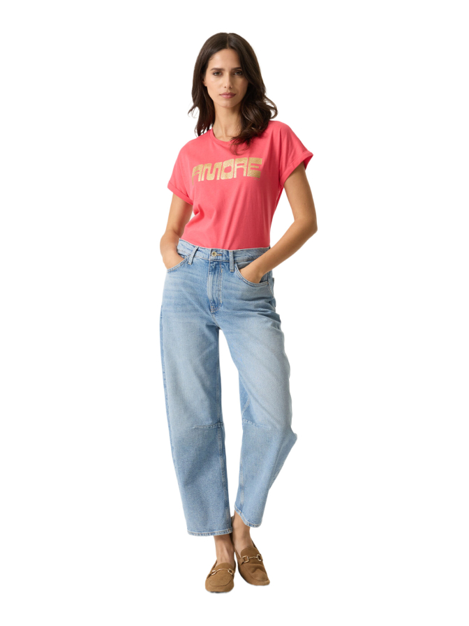 Garcia T-Shirt mit Schriftzug bei Robert Ley