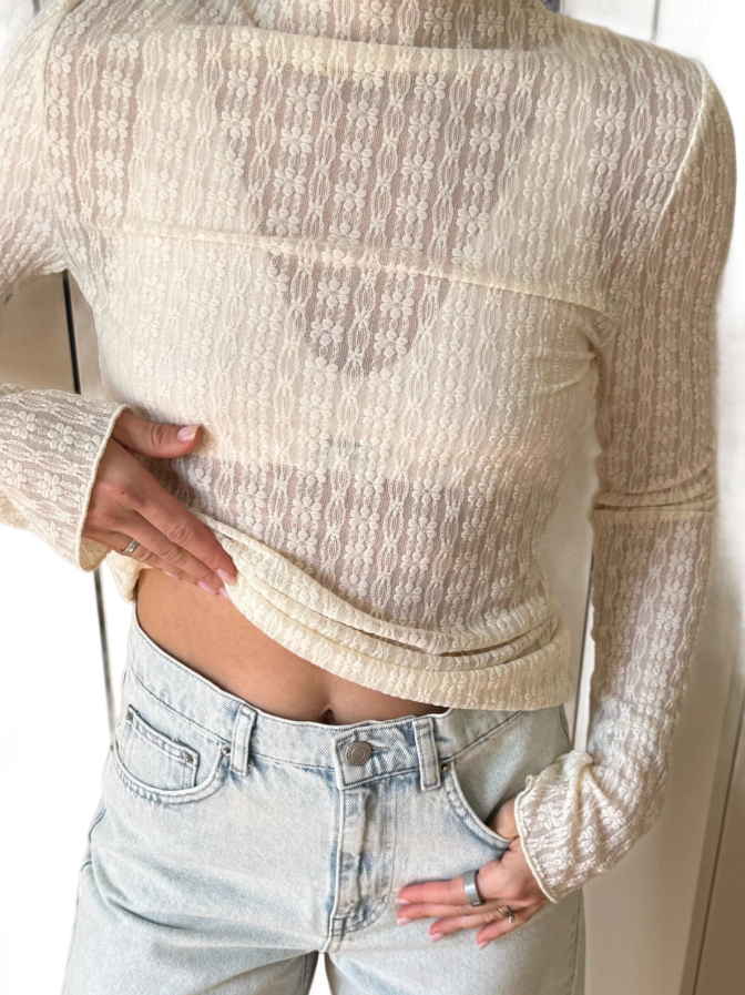 OH APRIL Longsleeve Zahara Lace bei Robert Ley