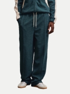 Pegador Straight-Leg Trackpants Martim 733-washed dark teal bei Robert Ley