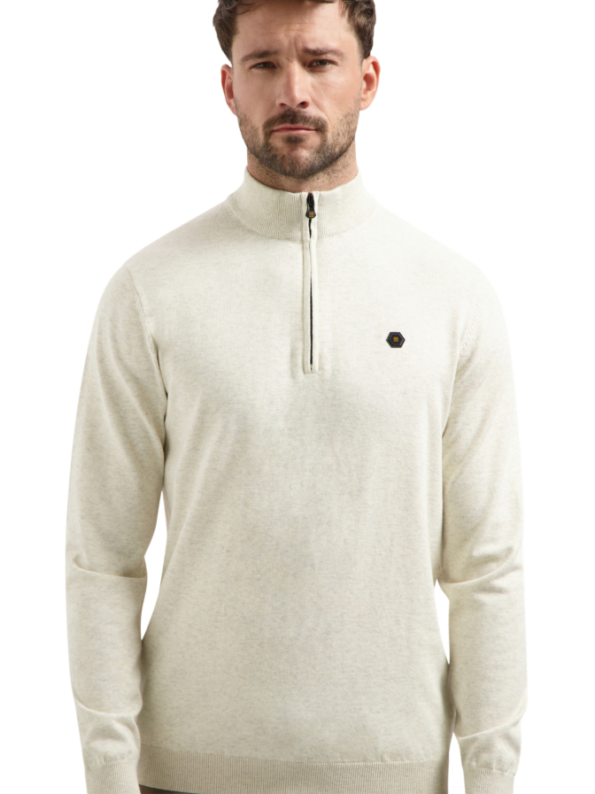 NO EXCESS Pullover mit halbem Reißverschluss bei Robert Ley