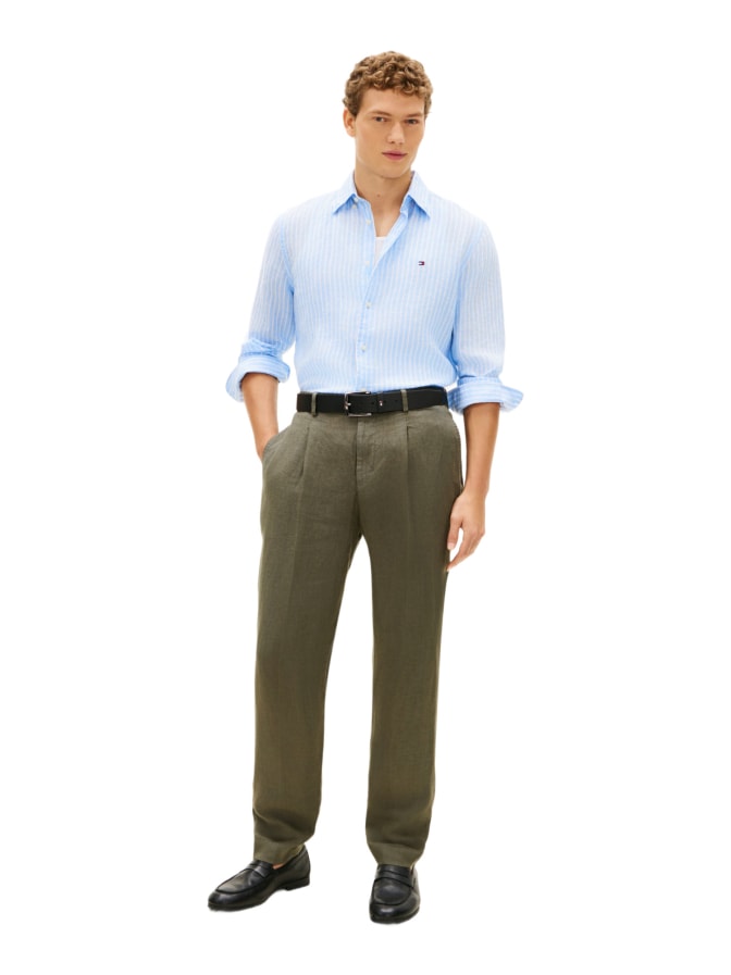 Tommy Hilfiger Leinenhemd mit Streifenmuster bei Robert Ley