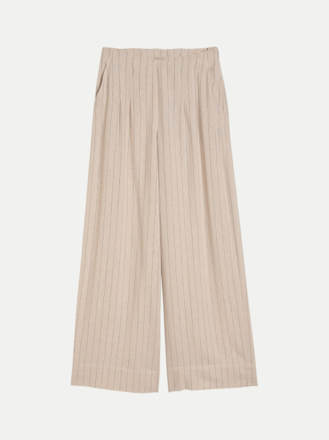 Tom Tailor Denim Wide- Leg Hose mit Leinenanteil bei Robert Ley