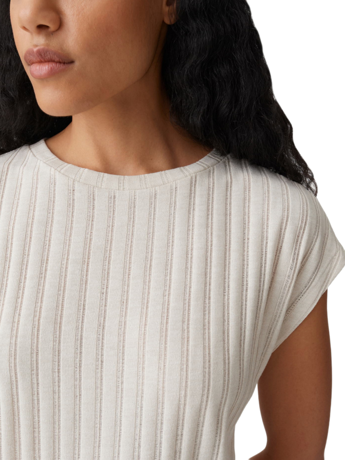 Opus Jerseyshirt Sapino mit Rippenstruktur bei Robert Ley