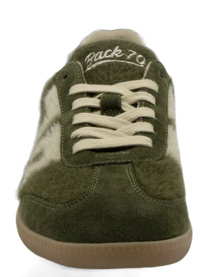 Back 70 Sneaker Mohair Forest Beige bei Robert Ley