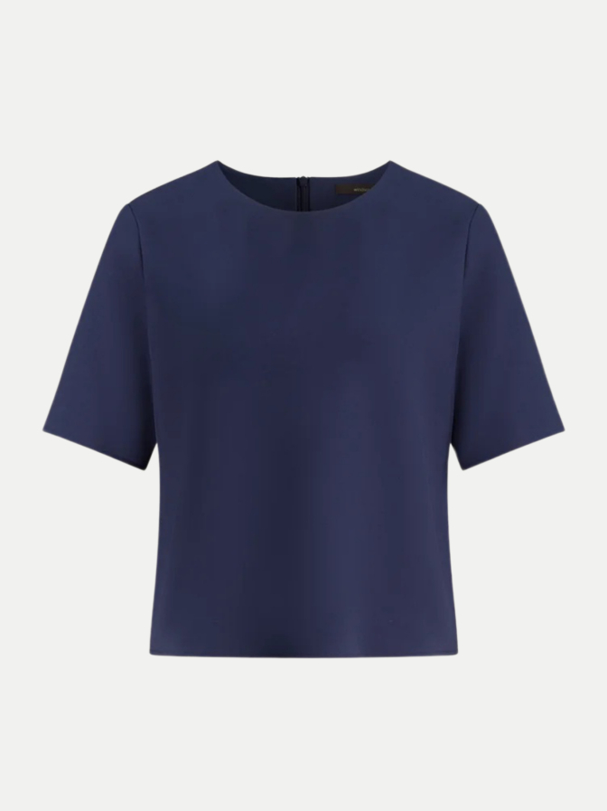 Windsor Women Blusenshirt aus Viskose-Crêpe bei Robert Ley