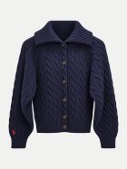 Polo Ralph Lauren Woll-Mix Strickjacke mit Kaschmir-Anteil hunternavy bei Robert Ley