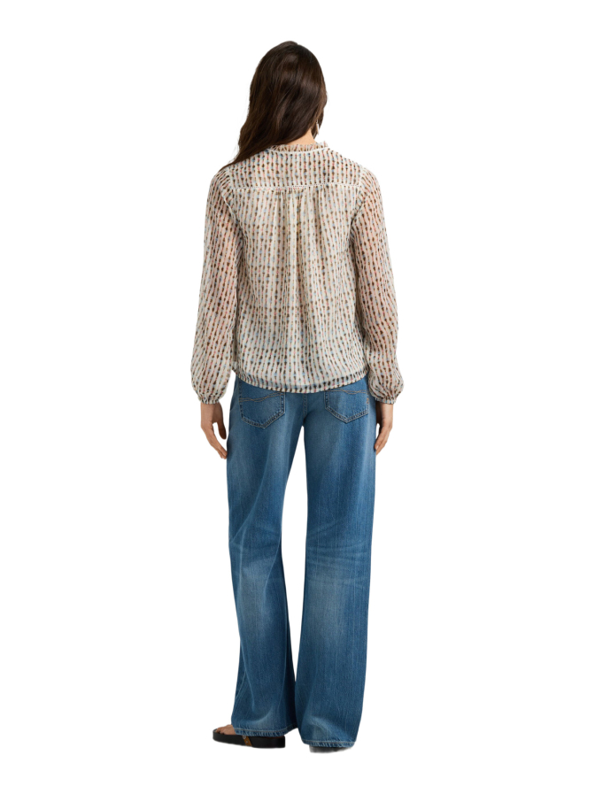Pepe Jeans Bluse mit Ikat-Muster FALINA bei Robert Ley