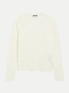 s.Oliver BLACK LABEL Langarmshirt aus Spitze 0200-WHITE bei Robert Ley