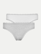 Snocks Thong Lace 246-Grey/White bei Robert Ley