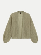BOSS Orange Strickjacke C_Furgoviamit offener Strickstruktur 366-Open Green bei Robert Ley