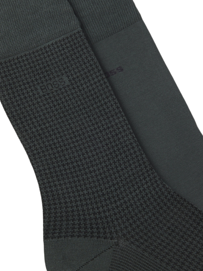 BOSS Zweier-Pack Socken Houndstooth bei Robert Ley