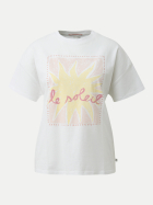 Q/S designed by T-Shirt mit Frontprint 01D0-WHITE bei Robert Ley