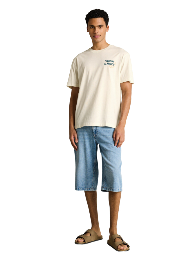 Tom Tailor Denim Relaxed- Fit T-Shirt mit Rückenprint bei Robert Ley