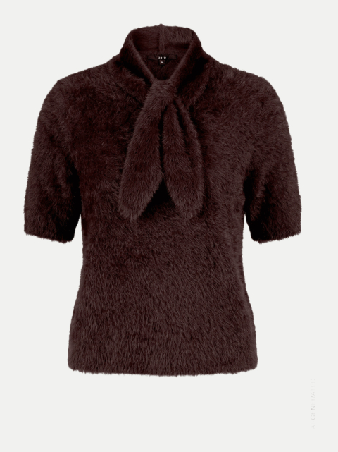 Zero Strickpullover aus Teddystrick bei Robert Ley