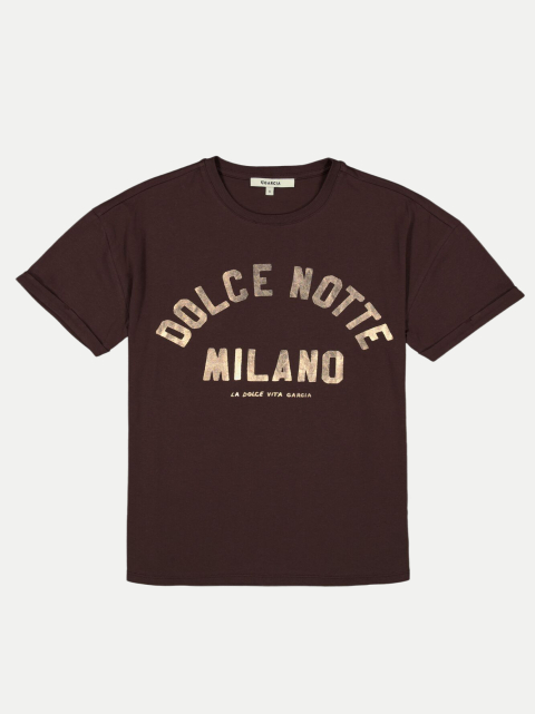 Garcia T-Shirt mit Schriftzug bei Robert Ley