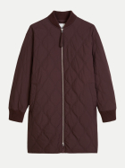 Marc O'Polo DENIM Steppmantel mit Reißverschluss 1348-Espresso Brown bei Robert Ley