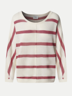 Pepe Jeans Feinstrickpullover ALBERTA Gestreift 371-DARK BLUSH PINK bei Robert Ley
