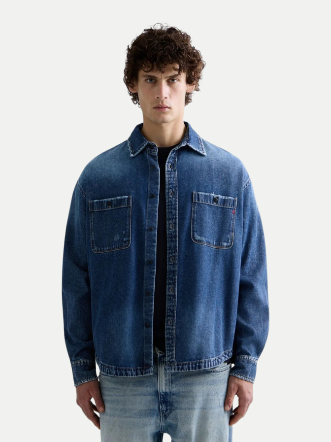 Replay Overshirt mit Used-Details bei Robert Ley