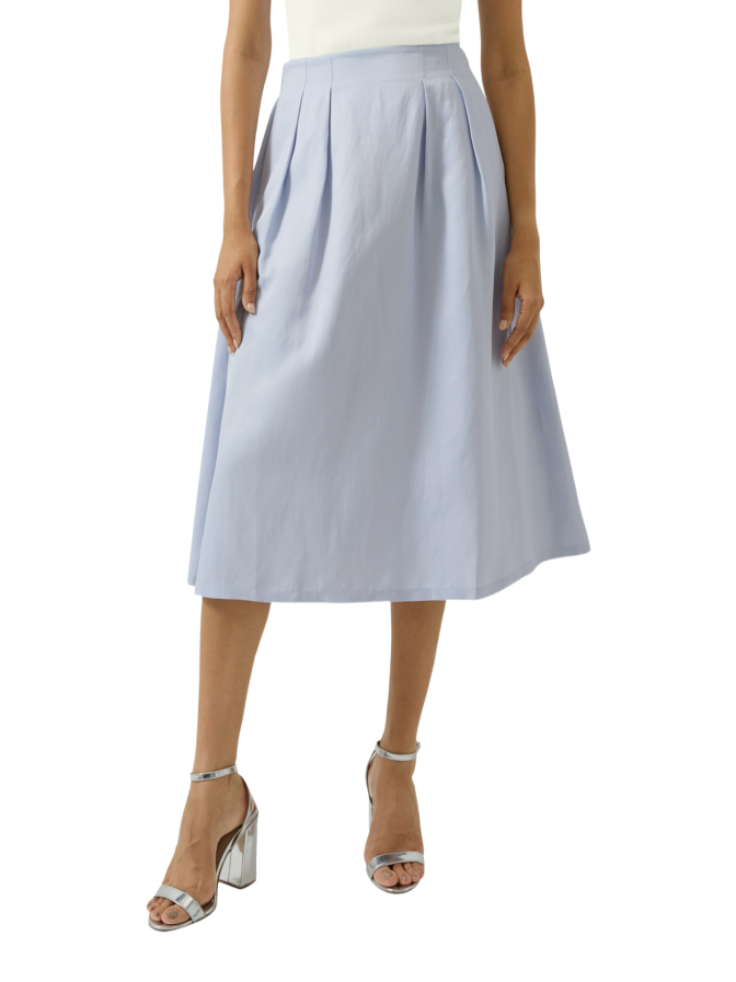 s.Oliver BLACK LABEL Midi-Rock aus Leinen-Mix bei Robert Ley