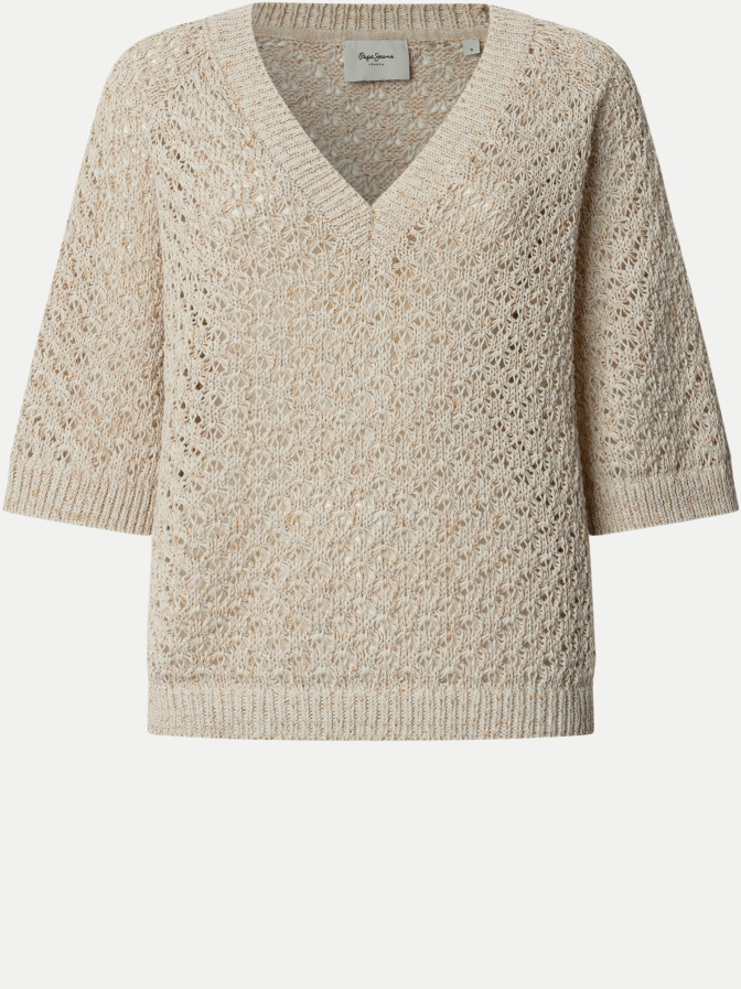 Pepe Jeans Strickpullover Amber mit V- Ausschnitt bei Robert Ley