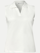 Street One Top mit Polokragen 10108-off white bei Robert Ley