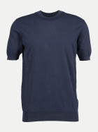 FEDELI Strick-Shirt aus Supima-Cotton 626-navy bei Robert Ley