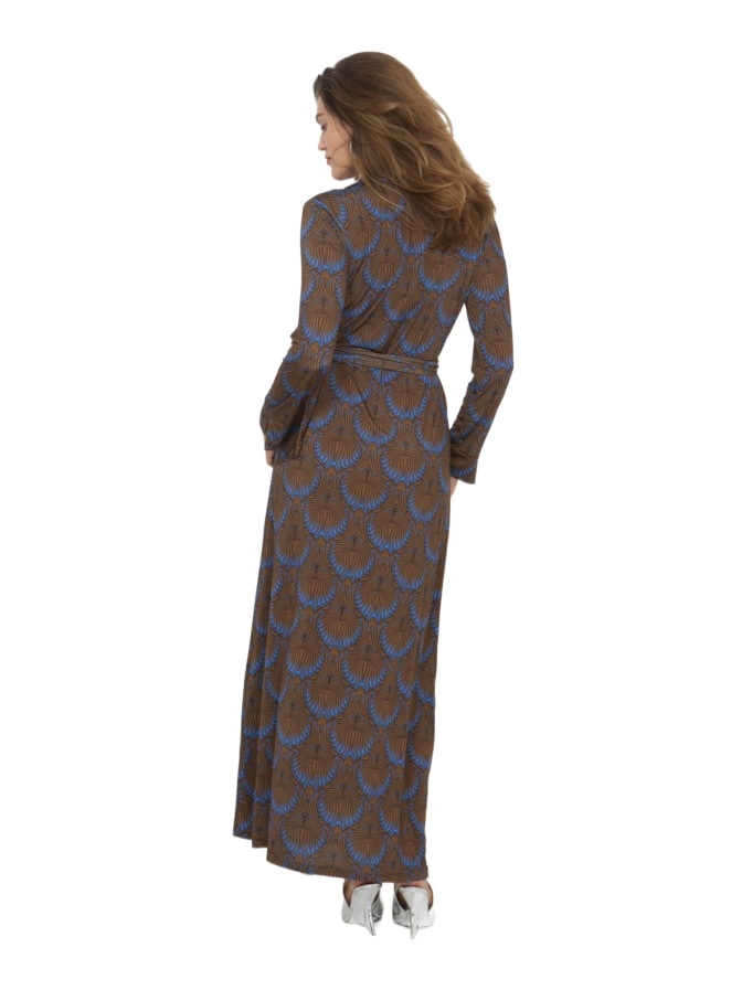 Marivie Wickelkleid mit Allover-Print bei Robert Ley