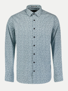 No Excess Hemd aus Stretch-Popeline 138-Dusty Blue bei Robert Ley