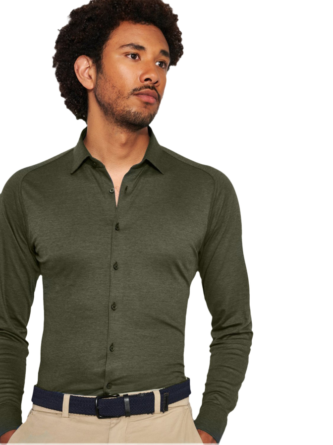 Desoto Slim-Fit Jerseyhemd bei Robert Ley