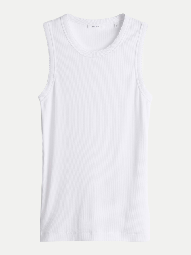 Opus Tanktop Ilesso mit Spitzenborte bei Robert Ley