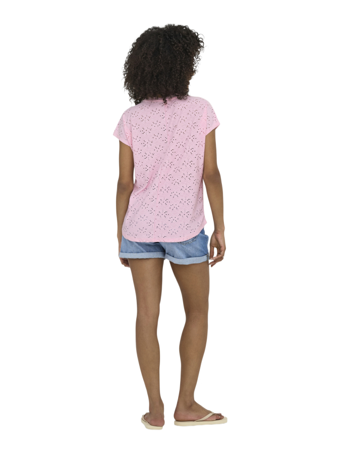 Only T-Shirt Onlsmilla mit Lochstickerei bei Robert Ley