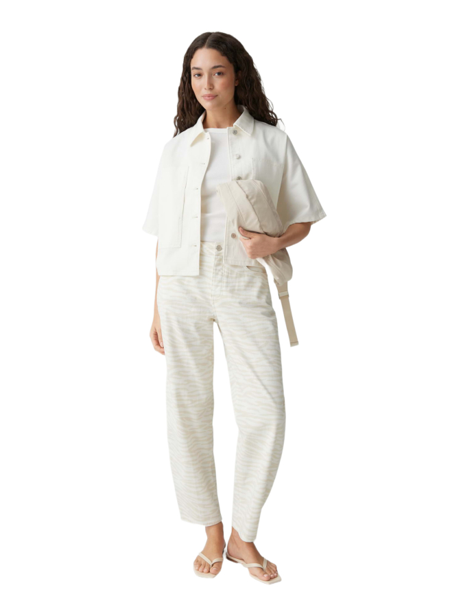Opus Pants Barrel Jeans Mari Clear Zebra bei Robert Ley