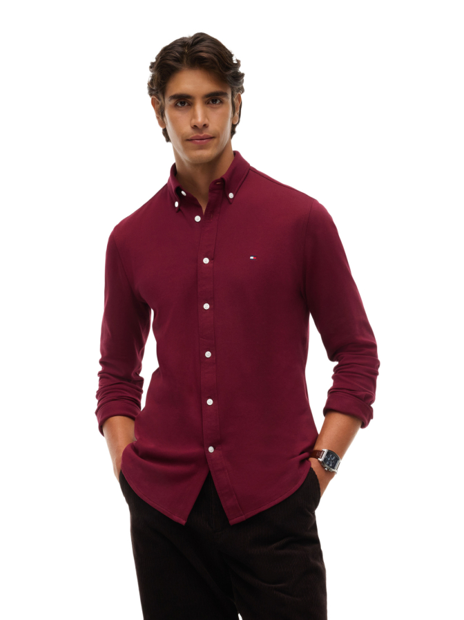 Tommy Hilfiger Regular-Fit Jerseyhemd bei Robert Ley