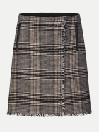Riani Wickelrock mit Fransen 960-coal patterned bei Robert Ley