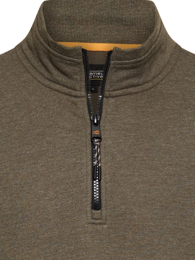 camel active Sweatshirt mit Troyerkragen bei Robert Ley