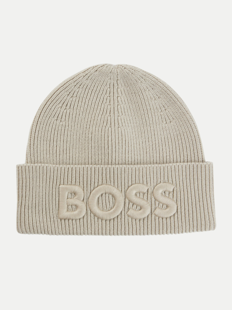 BOSS Orange Mütze aus Woll-Mix mit Logo-Stickerei bei Robert Ley