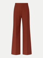 Windsor Women Wide-Leg Bundfaltenhose 611-Medium Red 611 bei Robert Ley